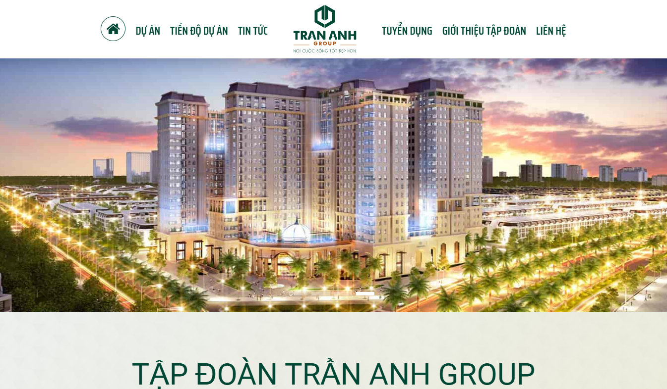 Website trần Anh Group